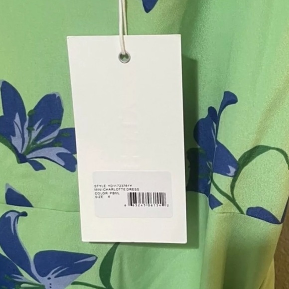 Likely Charlotte Ruffle Mini Dress SZ 6 NWT - Picture 6 of 7